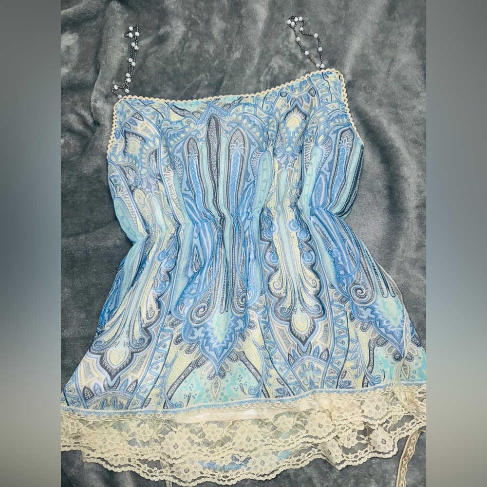 Top with Beaded Pearls